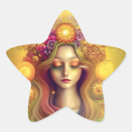 Adesivo Estrela Deusa do Sol