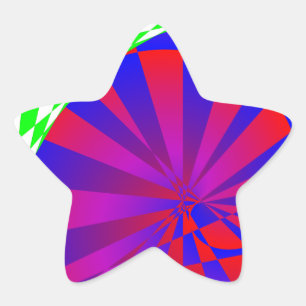 Adesivo Estrela Dimensões dobradas por Kenneth Yoncich