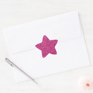 Adesivo Estrela Dimitten cor-de-rosa