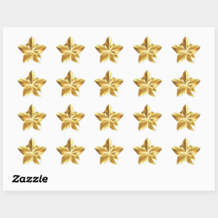 Adesivo Estrela Dourado