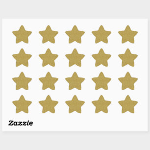 Adesivo Estrela Dourado brilho