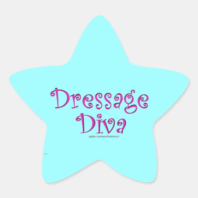 Adesivo Estrela Dressage Diva (Frente)