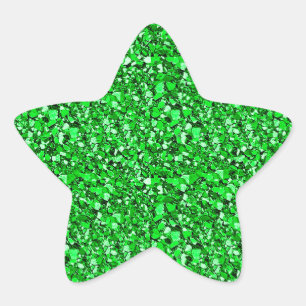 Adesivo Estrela Druzy Crystal - Eserald Green