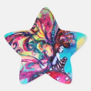 Adesivo Estrela Duende pequeno da estrela dos cogumelos