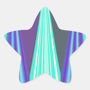 Adesivo Estrela Edgy Blue art