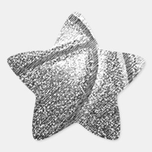 Adesivo Estrela Efeito Lápis de Basquete