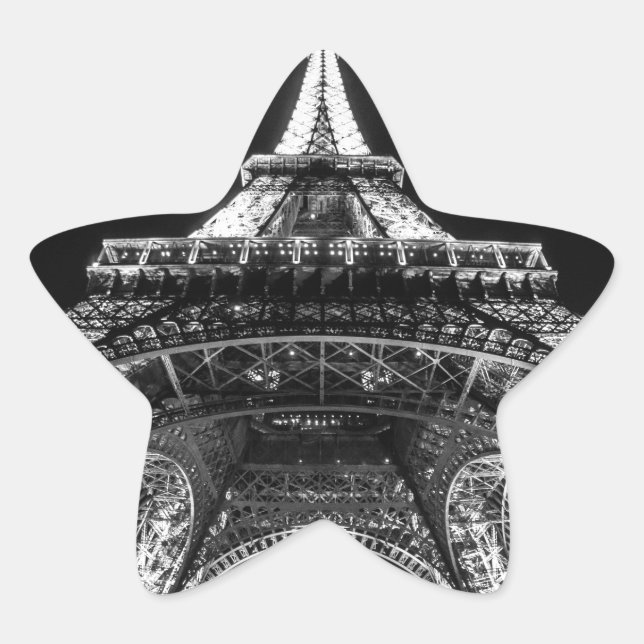 Adesivo Estrela Eiffel Tower Paris França (Frente)