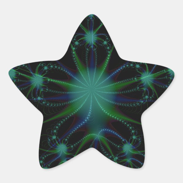 Adesivo Estrela Eletrify Fractal (Frente)
