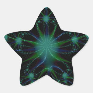 Adesivo Estrela Eletrify Fractal