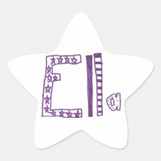 Adesivo Estrela Ella Sticker