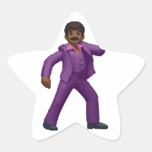 Adesivo Estrela Emoji Dancing Man