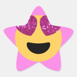 Adesivo Estrela emoji do coração