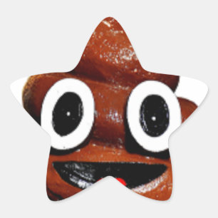 Adesivo Estrela emoji feliz e engraçado