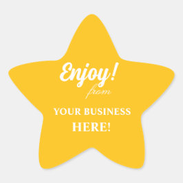 ADESIVO ESTRELA ENJOY STICKERS