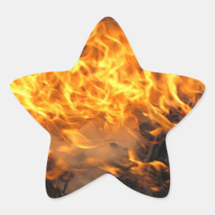 Adesivo Estrela Escova ardente