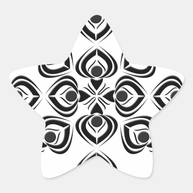 Adesivo Estrela Espadas (Frente)