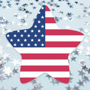 Adesivo Estrela Estados Unidos - Estrelas Patrióticas Americanas