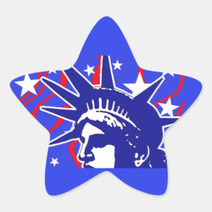 Adesivo Estrela Estátua dos Autocolantes