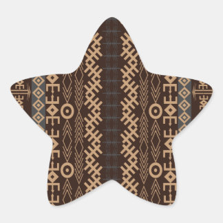 Adesivo Estrela Estilo africano vol35