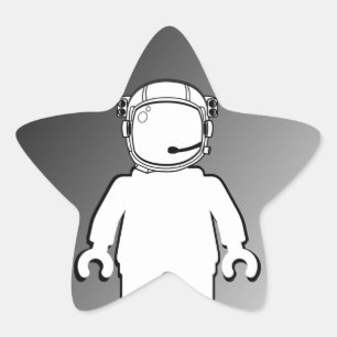 Adesivo Estrela Estilo Banksy Minifig
