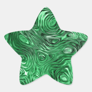 Adesivo Estrela Estrela adesiva de impressão de Molten Jade