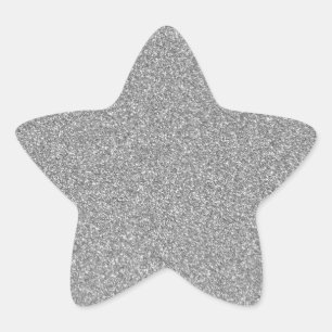 Adesivo Estrela Estrela cinzenta de 27 Sparkles do impressão do