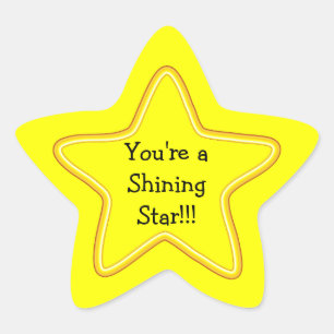 Adesivo Estrela Estrela de brilho