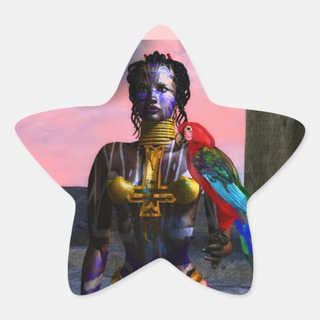 ADESIVO ESTRELA ESTRELA DE GUERREIRA DE CIBRE NORA (Frente)