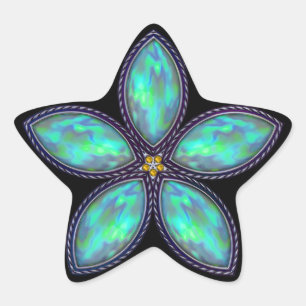Adesivo Estrela Estrela Jeweled - cerceta
