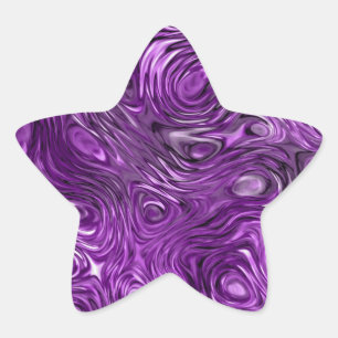 Adesivo Estrela Estrelador de impressão de Molten Lilac