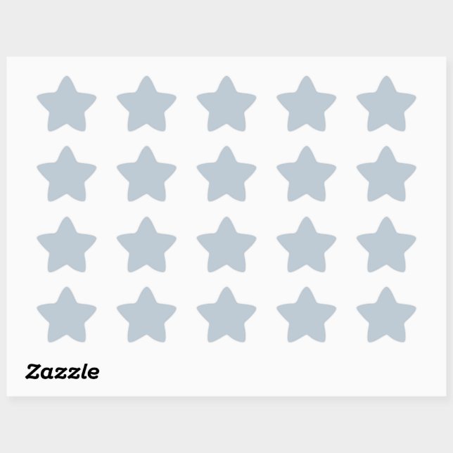 Adesivo Estrela Eterno - Blue Mist Star Sticker (Folha)