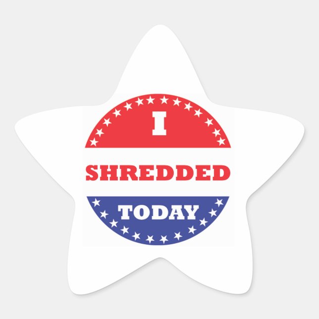 Adesivo Estrela Eu Destruí Hoje (Frente)