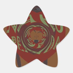 Adesivo Estrela Eu te amo! Nakupenda Sana