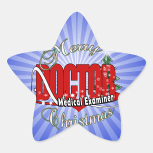 ADESIVO ESTRELA EXAMINADOR MÉDICO DE NATAL