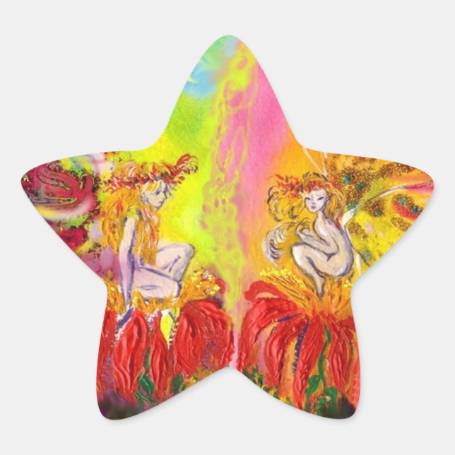 Adesivo Estrela FEIRAS DE DAWN, estrela (Frente)