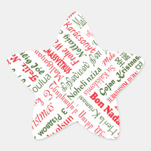 Adesivo Estrela  Feliz Natal!