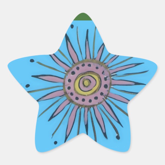 Adesivo Estrela Feliz Natal Sunshine Holiday.png (Frente)