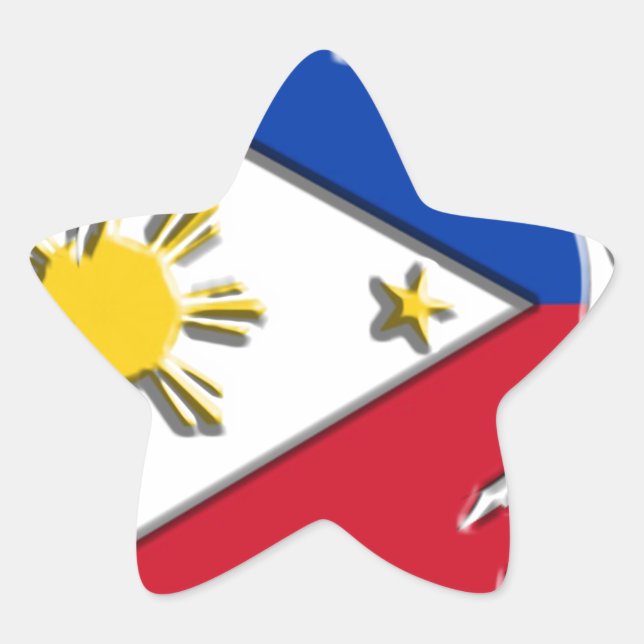 Adesivo Estrela Filipinas FLag (Frente)
