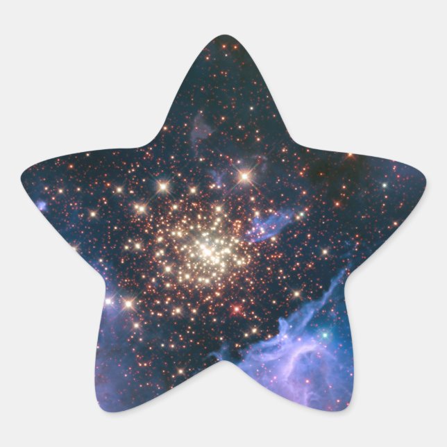 Adesivo Estrela Fireworks no Space Star Sticker (Frente)