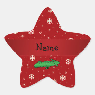 Adesivo Estrela Flocos de neve conhecidos personalizados do