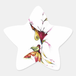 Adesivo Estrela Flor do amor
