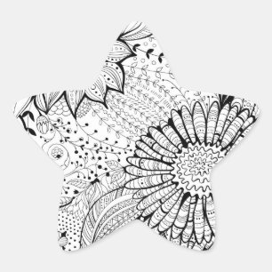 Adesivo Estrela Flores decorativas