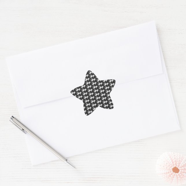 adesivo estrela fofa para baixo (Envelope)