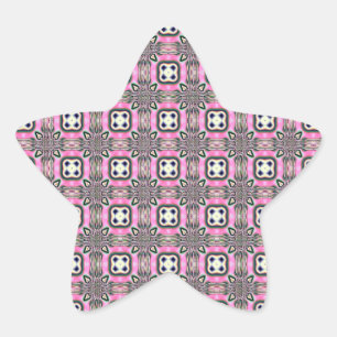 Adesivo Estrela Fractal 103 Sticker