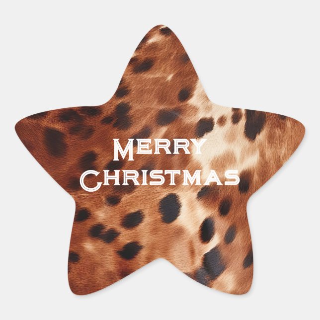 Adesivo Estrela Frangos Castanhos-Castanhos-Vedados (Frente)