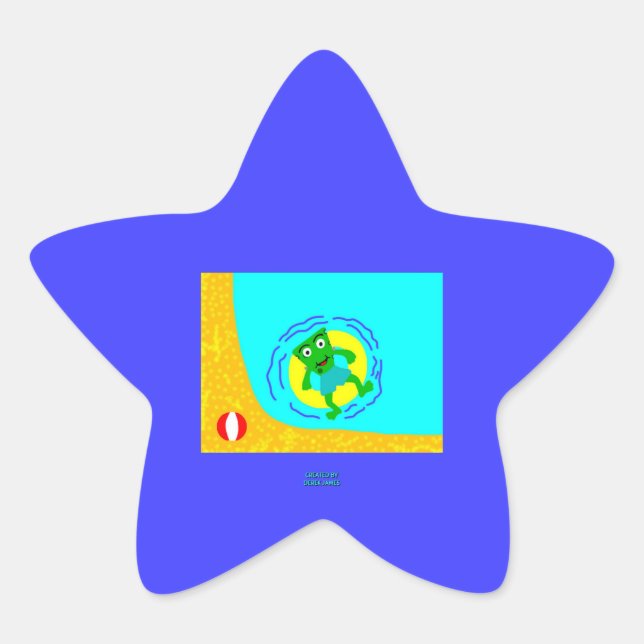 Adesivo Estrela FrankenQueijo - Estrelas de Verão (Frente)