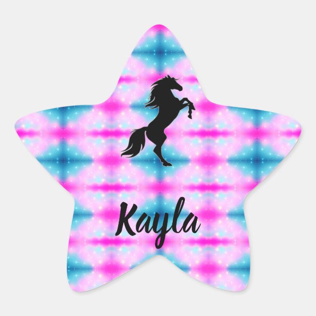 Adesivo Estrela Garota do Cavalo (Frente)