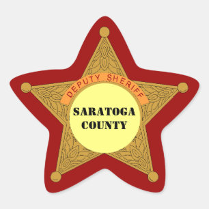 Adesivo Estrela GÊNEROS BEM Xerife Crachá Xerife