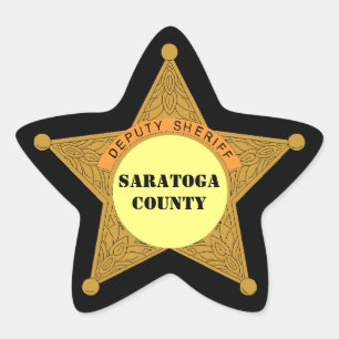 Adesivo Estrela GÊNEROS BEM Xerife Crachá Xerife