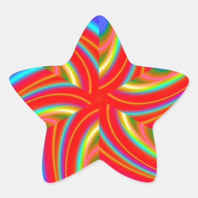 Adesivo Estrela Geométrico 160614 (04) (Frente)